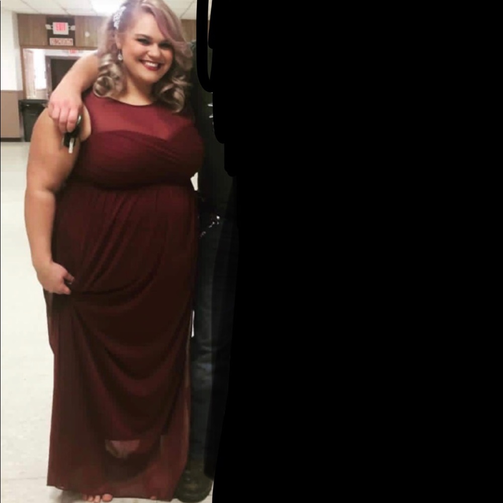 Plus size brides maid dress